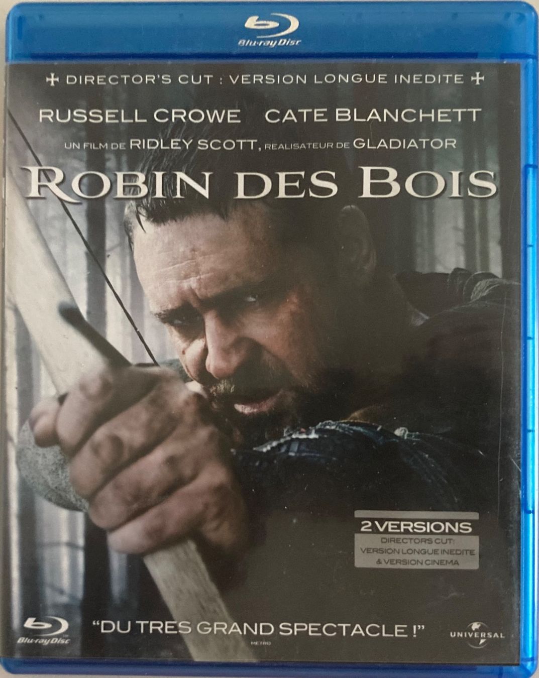 Tutti i DVDs: RUSSELL CROWE / CATE BLANCHETT - ROBIN DES BOIS – Usato da Poliez-Pittet venduto da Newtown-Records