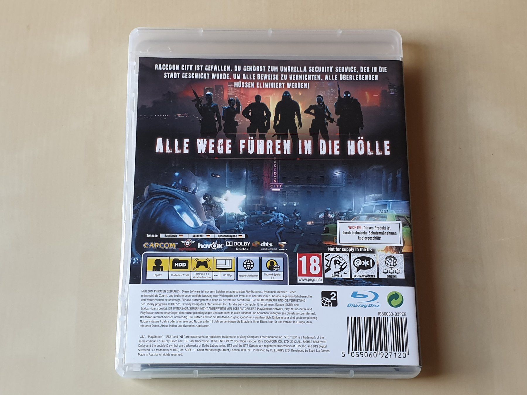 Sony Spiele: Resident Evil Operation Raccoon City – Gebraucht aus Stansstad von collectorsshop 1