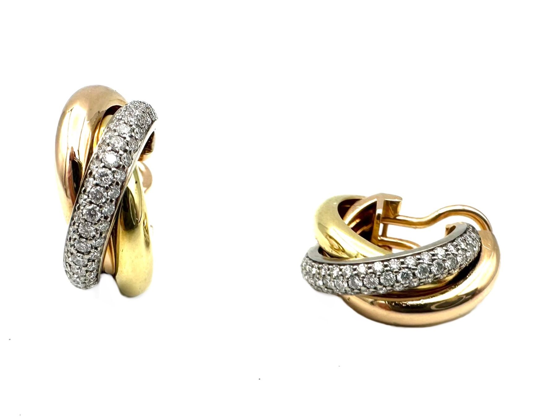 Cartier Ohrringe & -stecker: CARTIER. Collection "Trinity", boucles d'oreilles diamants – Gebraucht aus Renens VD von Diademe.sarl 3