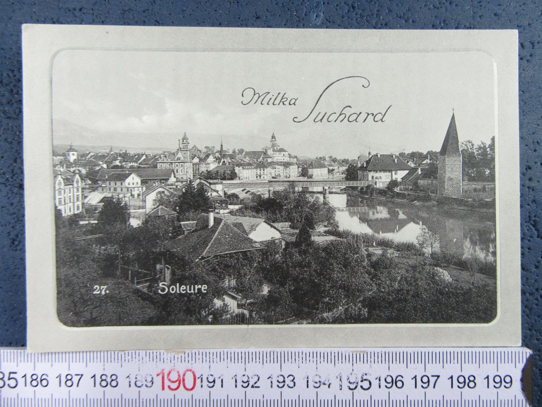 Cartoline postali: SOLEURE SO AK MILA SUCHARD CHOCOLAT – Usato da Ettingen venduto da Hausi4711