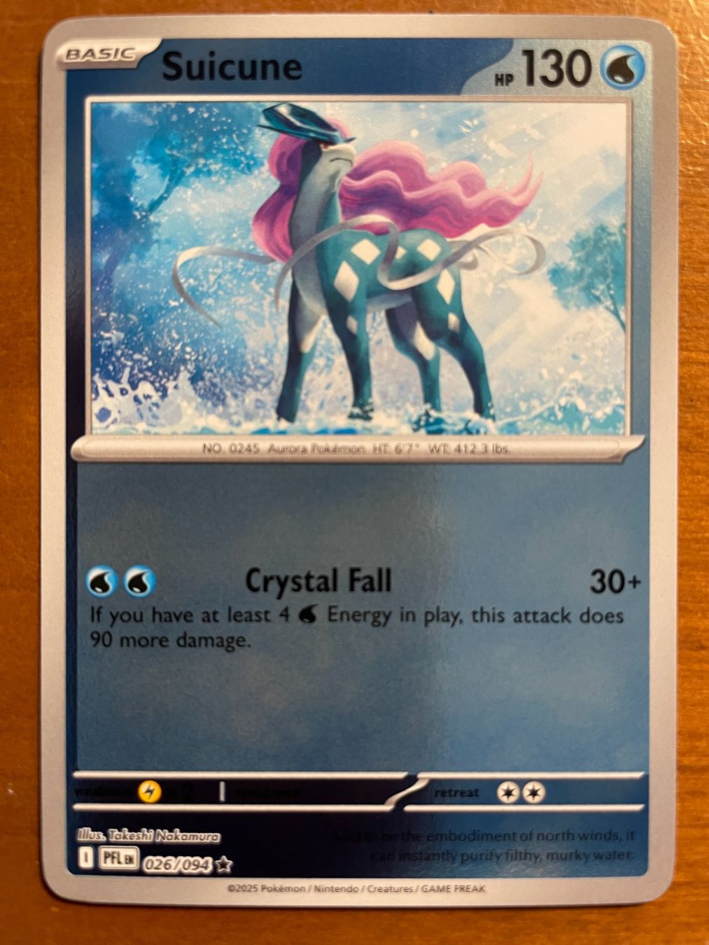 Pokémon Carte collezionabili: Pokemon Suicune Reverse (Versand gratis) – Nuovo (secondo la descrizione) da Chur venduto da Angerson