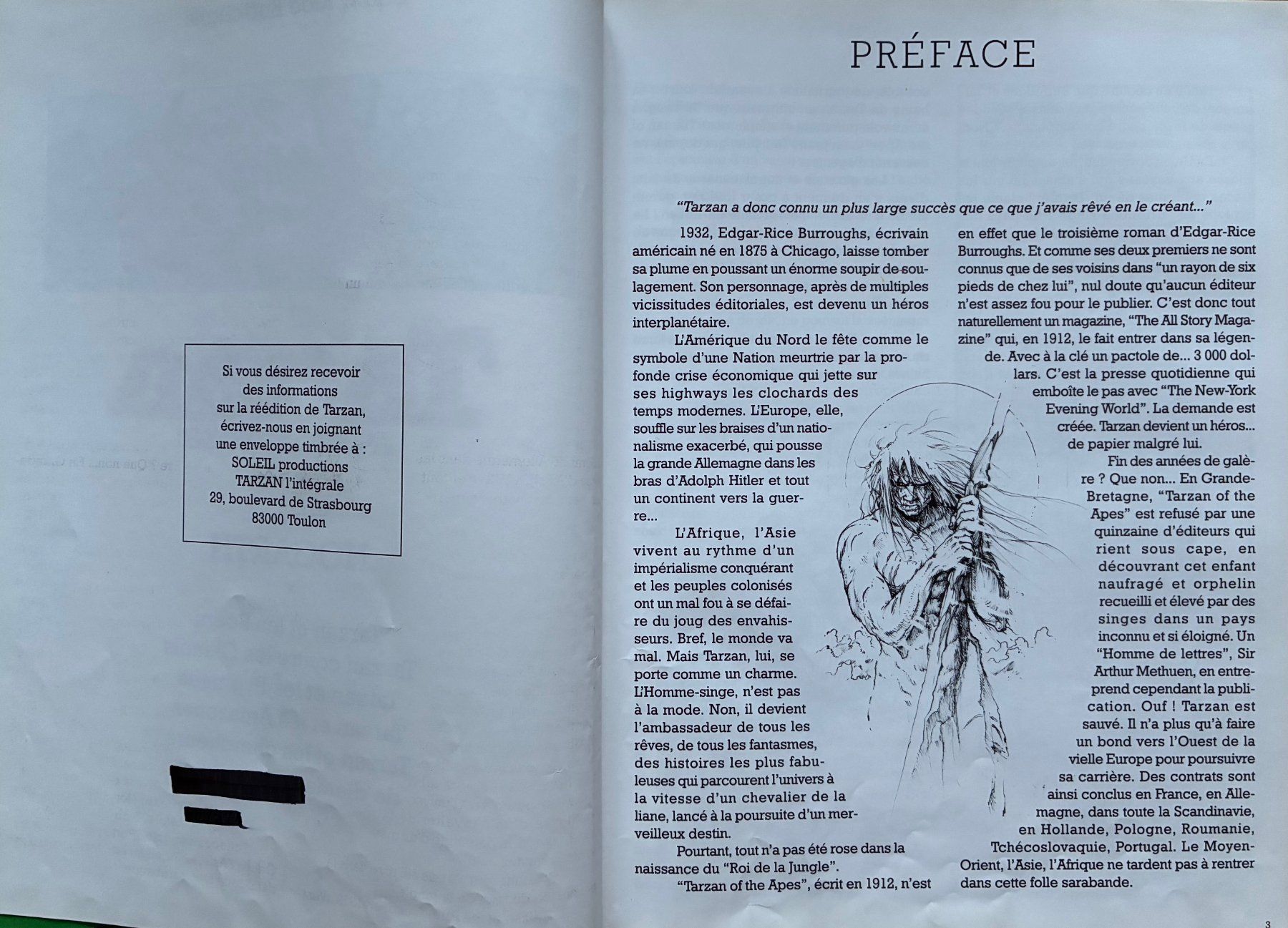 Fumetti: BD Intégrale Tarzan – Usato da Moutier venduto da Lebaladin63 3