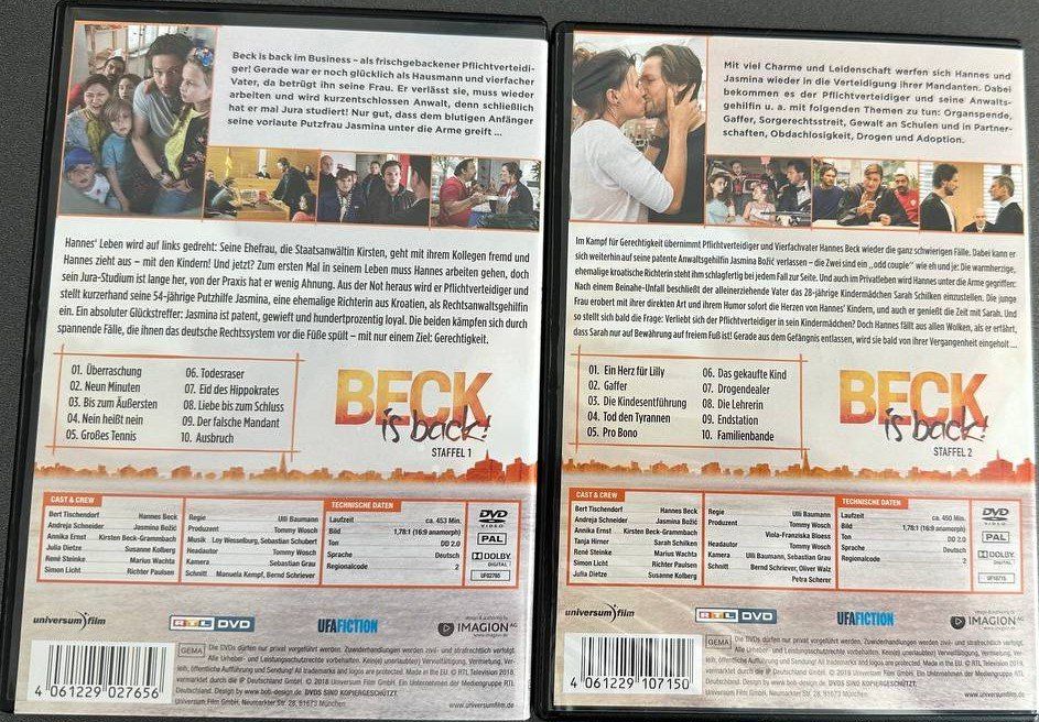 Tous les DVDs: Beck is back – D'occasion à Beringen par Mantafisch1 1