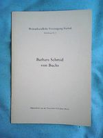 Furttal : Barbara Schmid von Buchs (ZH). Rar