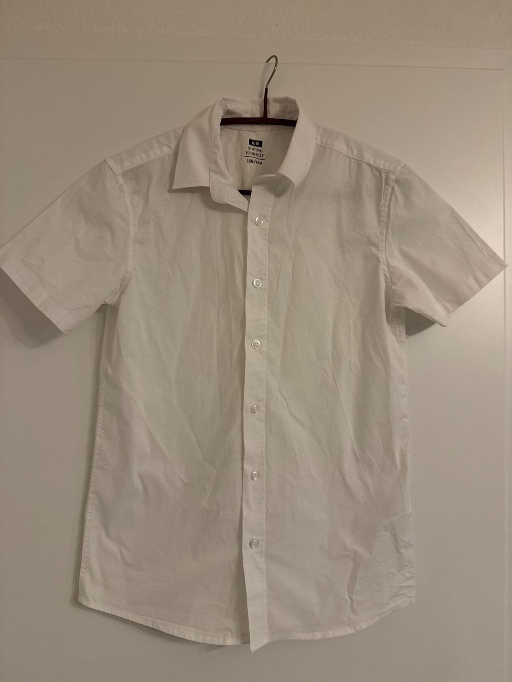We Camicie, T-shirt & Polo: Kinder Kurzarm Hemd von WE Gr.158/164 – Usato da Schönenwerd venduto da d.chiara