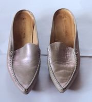 Chaussures Mules femme Modavi Moc cuir doré pointure 38.5 it
