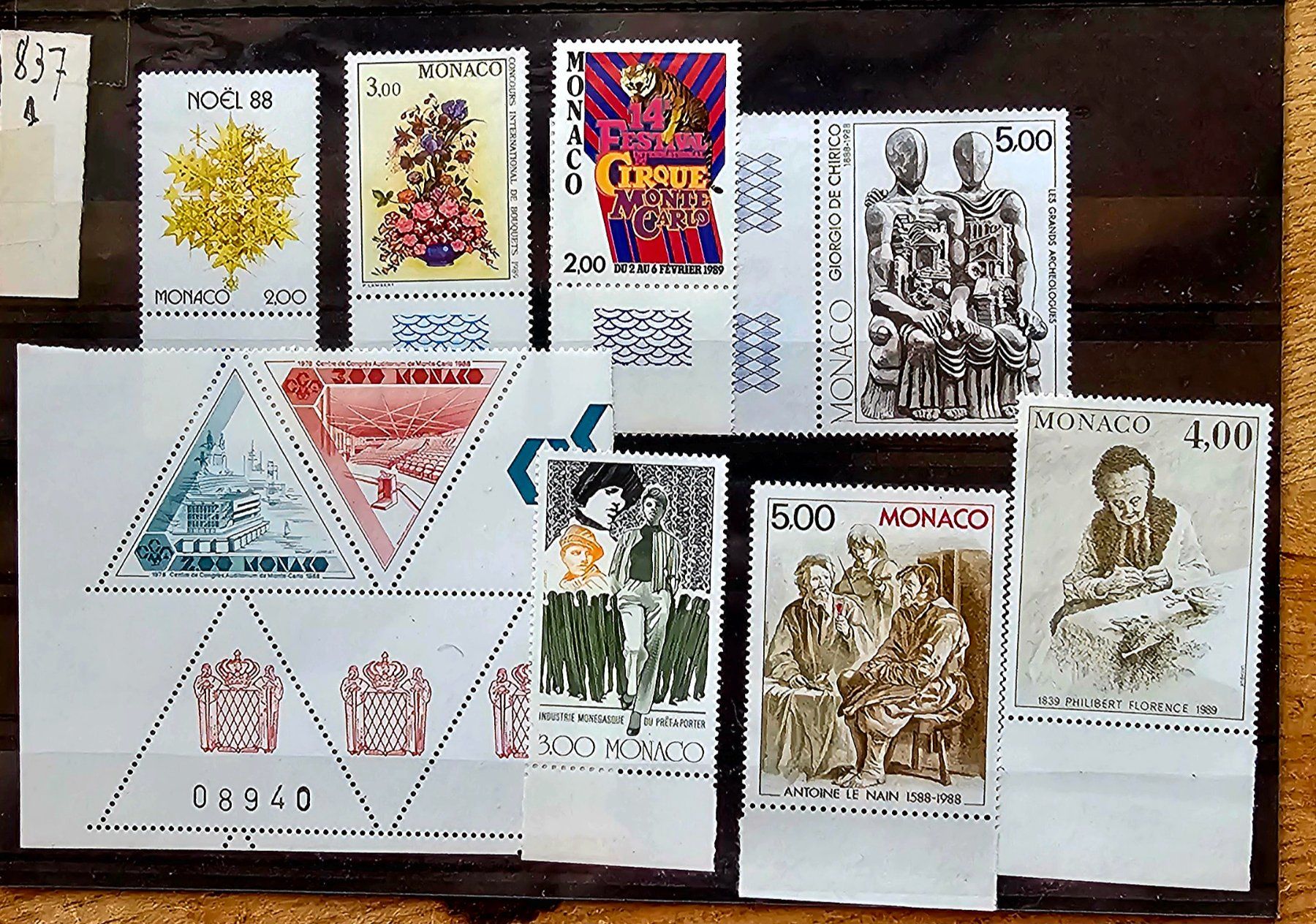 Alle Briefmarken: MONACO  timbres neufs ** 1888-89 – Neu (gemäss Beschreibung) aus Les Valettes von Nuba1