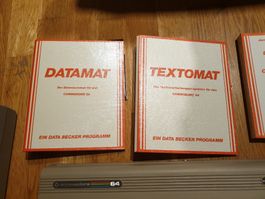 Commodore 64 Zubehör diverse Bücher und Disketten