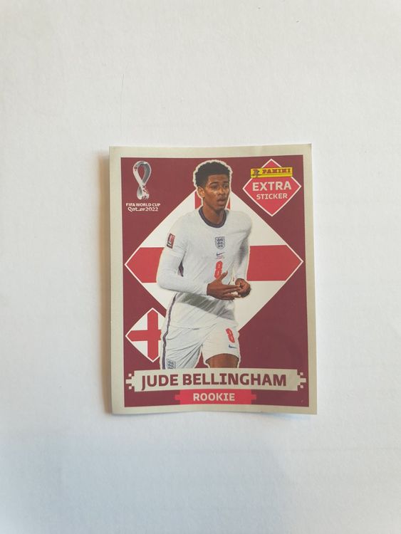 Bellingham Jude Extra Sticker Panini WM 2022 Quatar selten (Neu (gemäss ...
