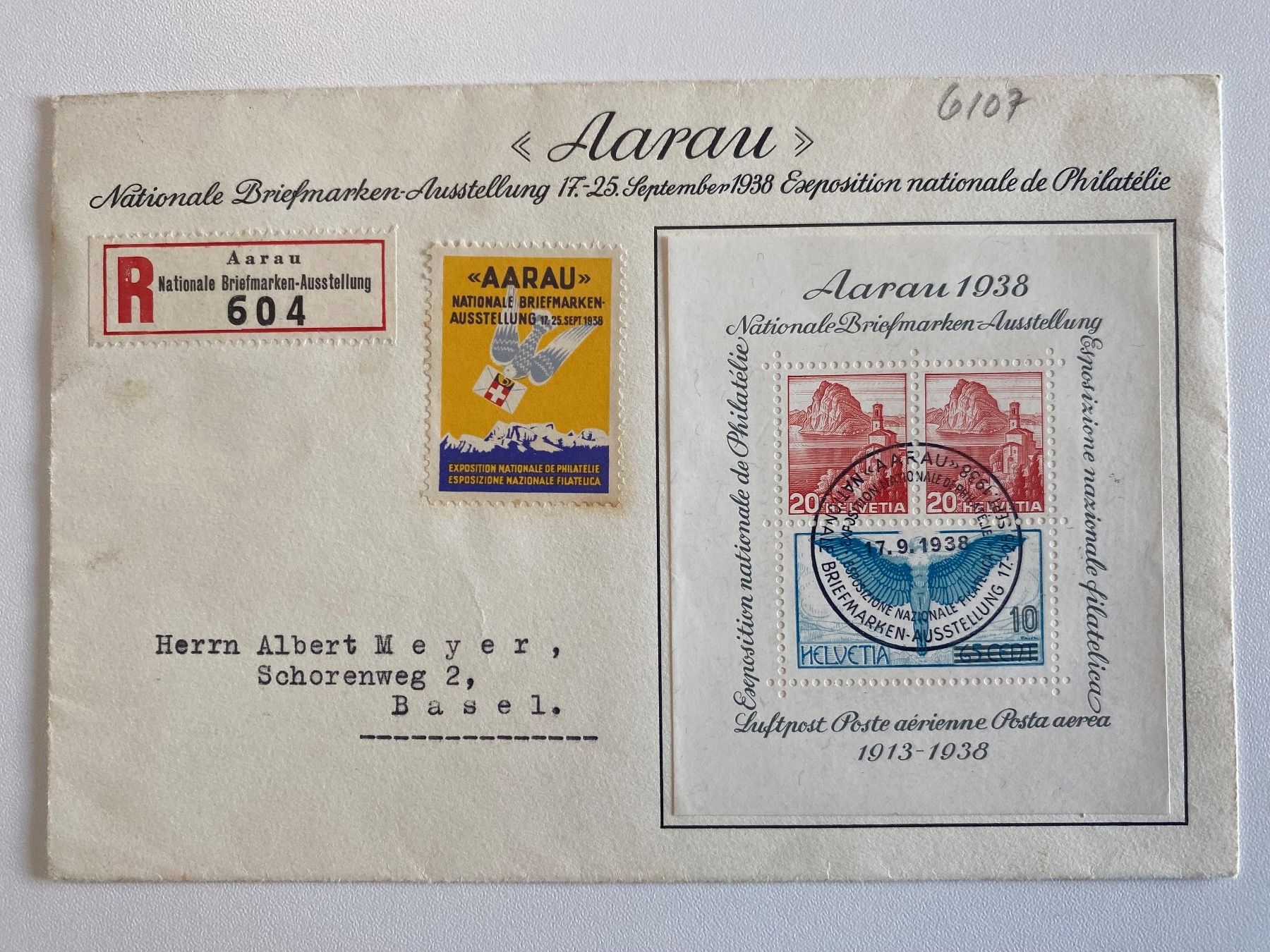 Tutti i francobolli: W11, ET auf Briefstück – Usato da Aarau venduto da hilde47 1
