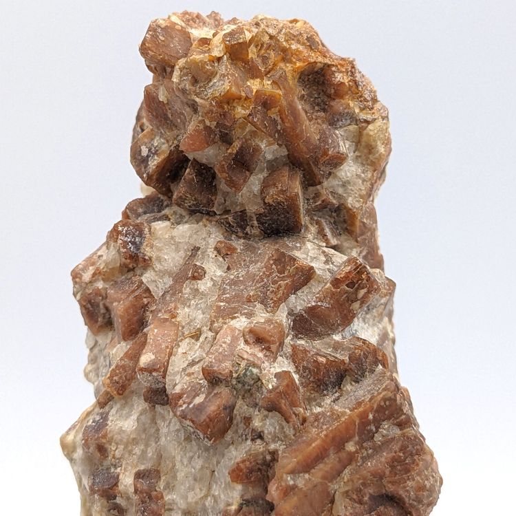 ANDALUSIT, Zahlreiche Kristalle auf KALZIT, Italien (Neu (gemäss ...