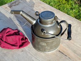 tolle vintage Oltimer Motorenoel - Kanne Einfüllstutzen 3 Li