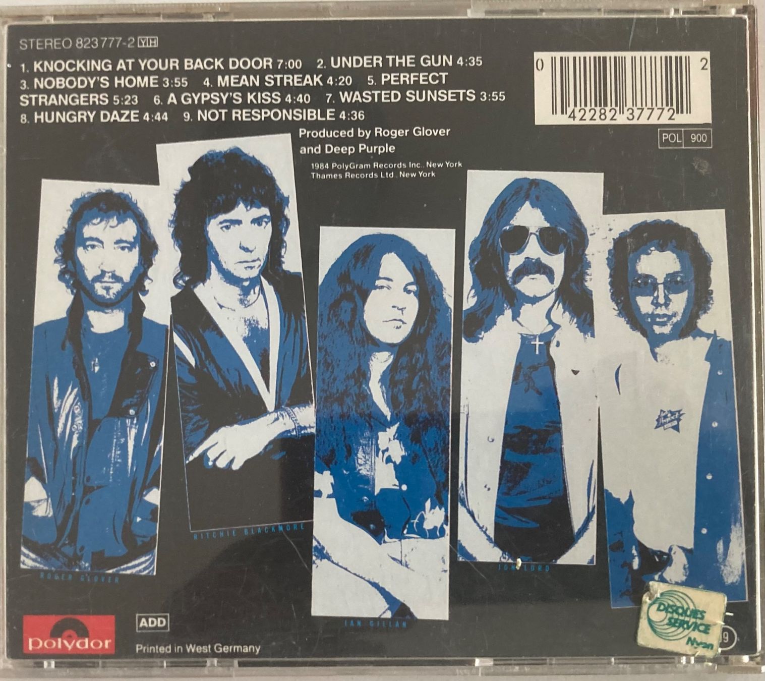 CD: DEEP PURPLE - PERFECT STRANGERS – Usato da Poliez-Pittet venduto da Newtown-Records 1