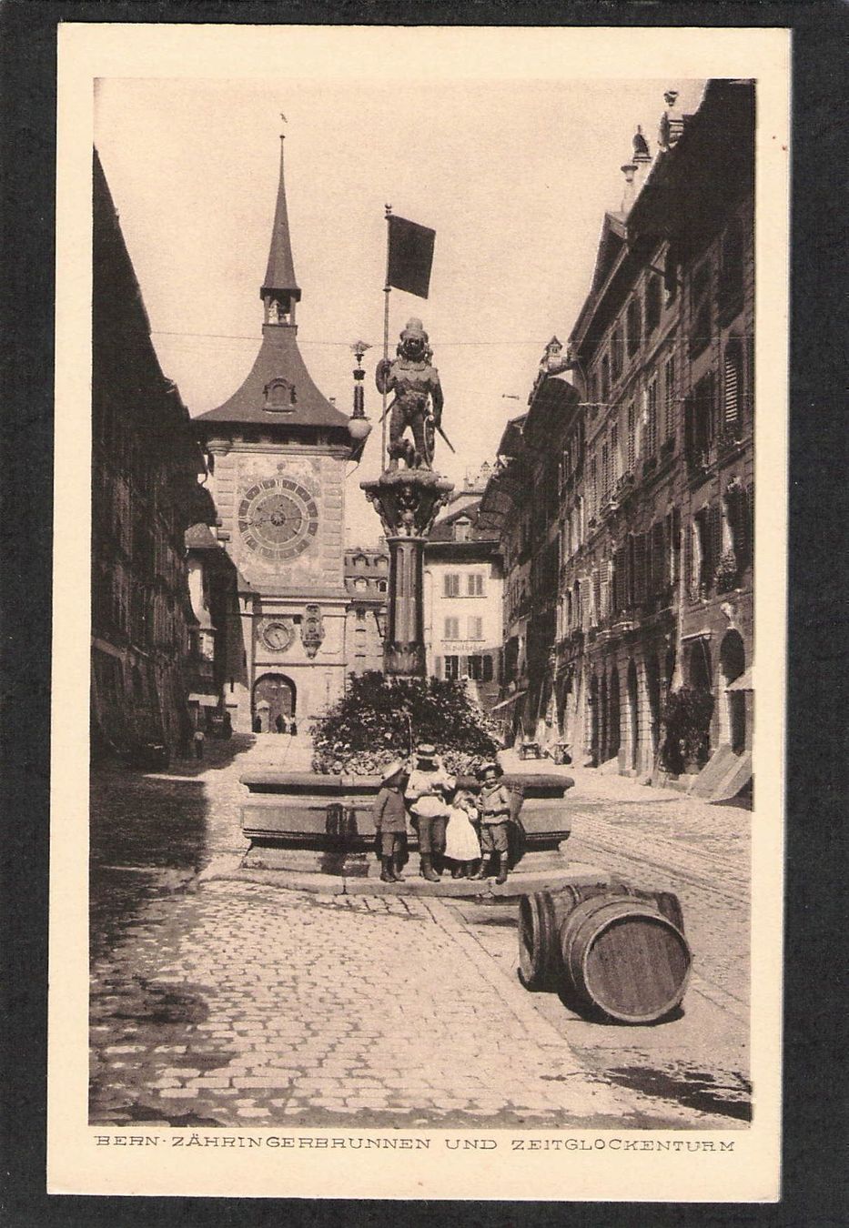 Ansichtskarten: AK.Bern Zähringerbrunnen,Kinder – Gebraucht aus Reichenburg von Pipo-67