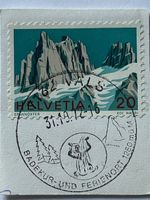 🕹️ Vals GR =Region Surselva 1972-82 Stempel 4 Briefmarken 5
