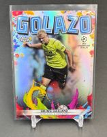 Erling Haaland 2021-22 Topps Chrome UCL Golazo Dortmund