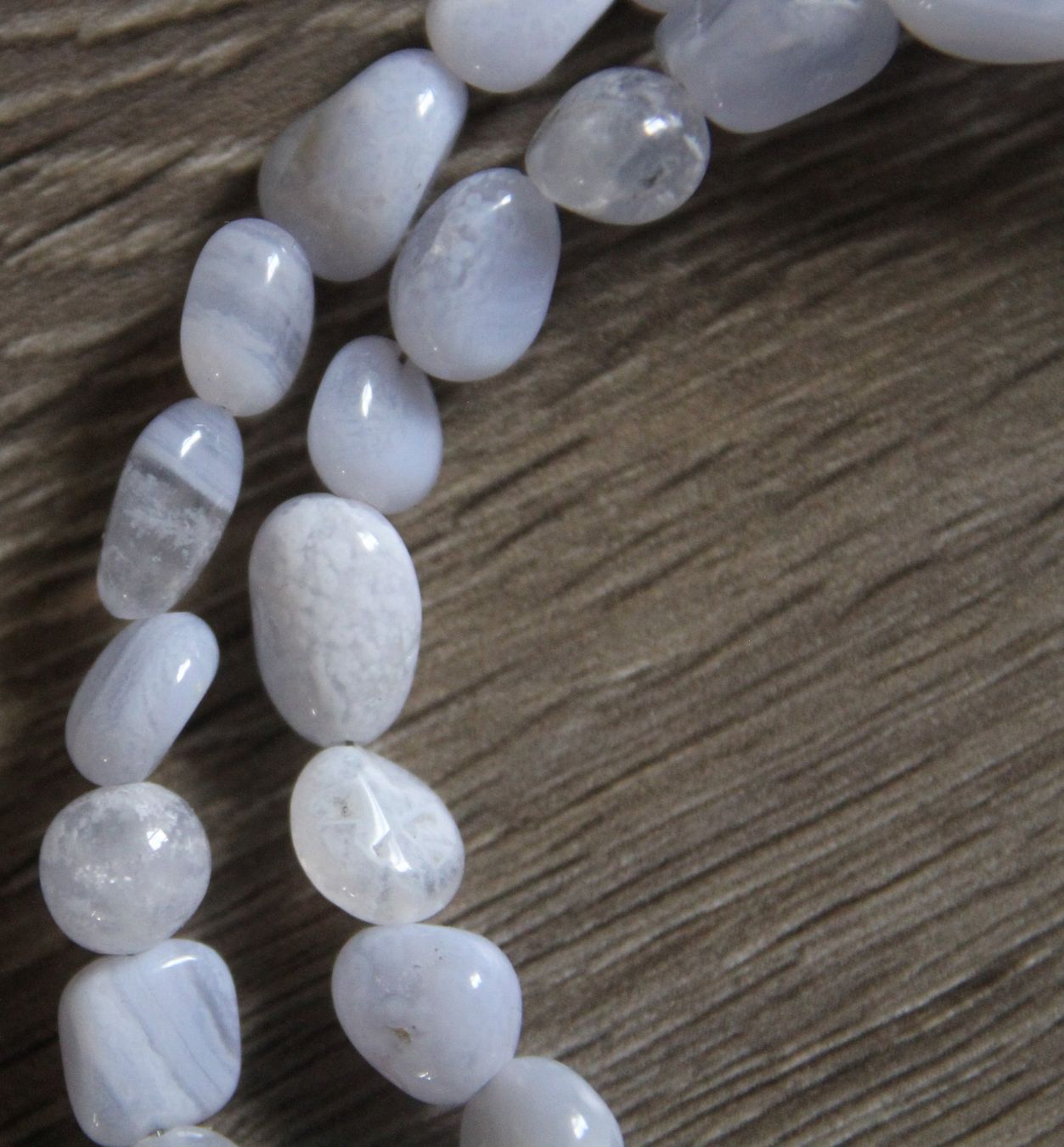 Catenine: NEU: Chalcedon Kette Collier Edelstein Chalcedonkette – Nuovo (secondo la descrizione) da Matten b. Interl venduto da EdelsteineInterlaken 4