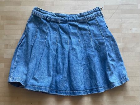 Damen/Mädchen Jeansrock Falten Denim Tally Weijl Grösse 34