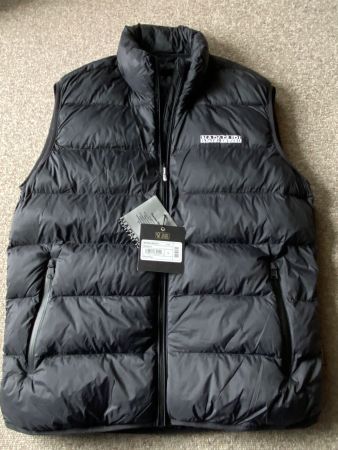 Neue Napapijri Weste / Gilet, Herren, Grösse XL, schwarz