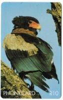 Telefonkarte Südafrika Bateleur-Adler