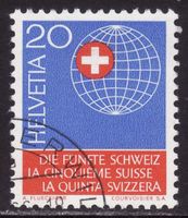 SBK-Nr. 442 (Die Fünfte Schweiz) gestempelt