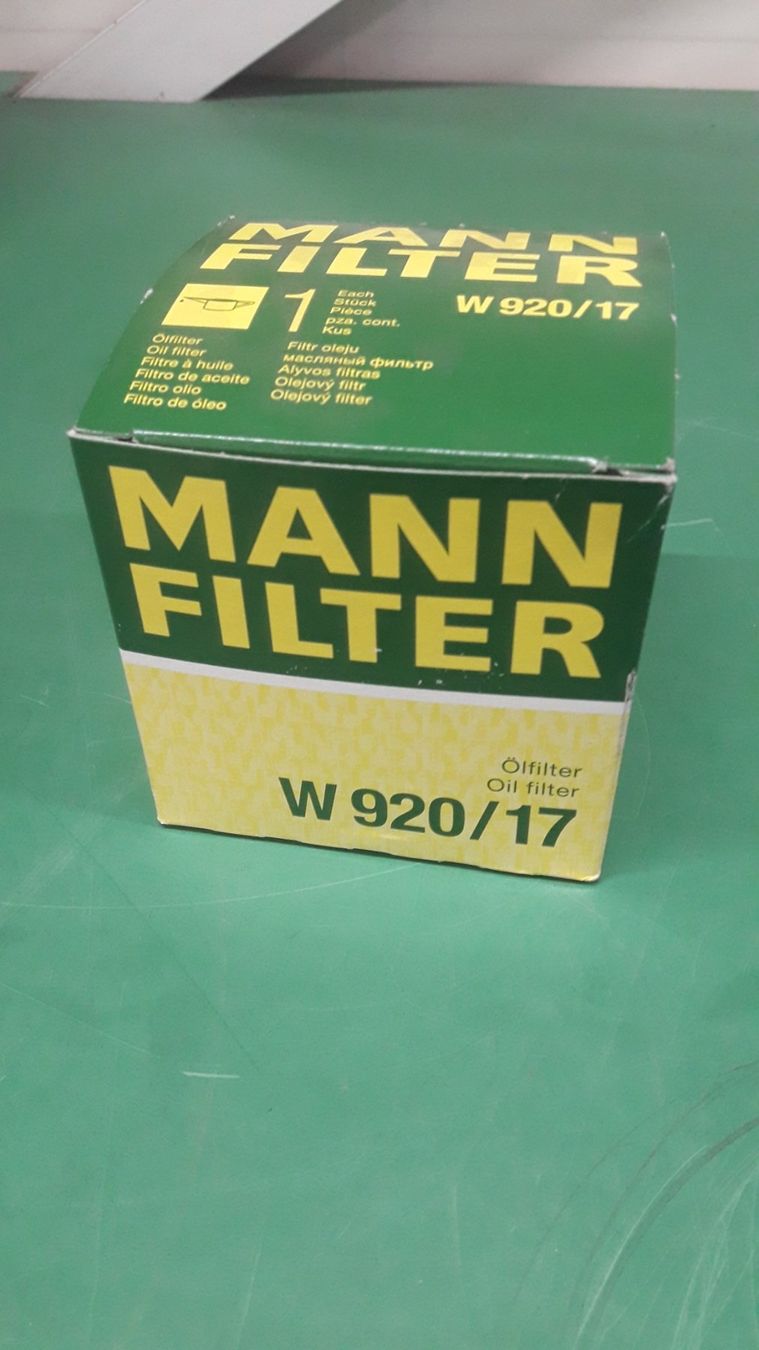 Tutti pezzi di ricambio auto: Öl-Filter MANN FILTER W920/17 VW – Nuovo e nell'imballaggio originale da Flawil venduto da LG-AG_Teilemarkt