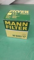 Öl-Filter MANN FILTER W920/17 VW