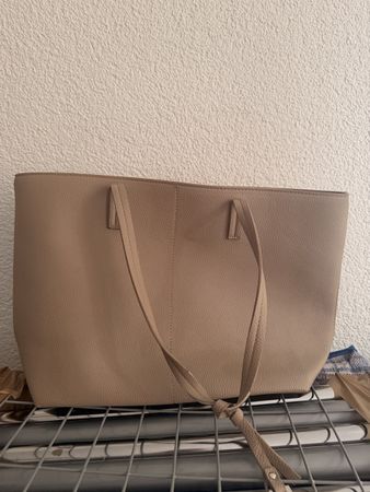 Damen Shopper Beige – grosse Handtasche