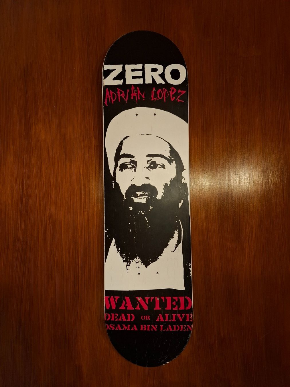 Skateboards: Zero skateboards, Adrian Lopez pro model "Osama" – Nuovo (secondo la descrizione) da Minusio venduto da cip_yby5