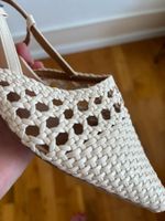 Chaussures plates femme blanc tressées taille 39 neuves