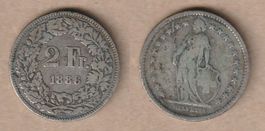 2 Franken 1886