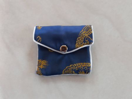 China Seiden Schmuck Tasche 7x6,5cm
