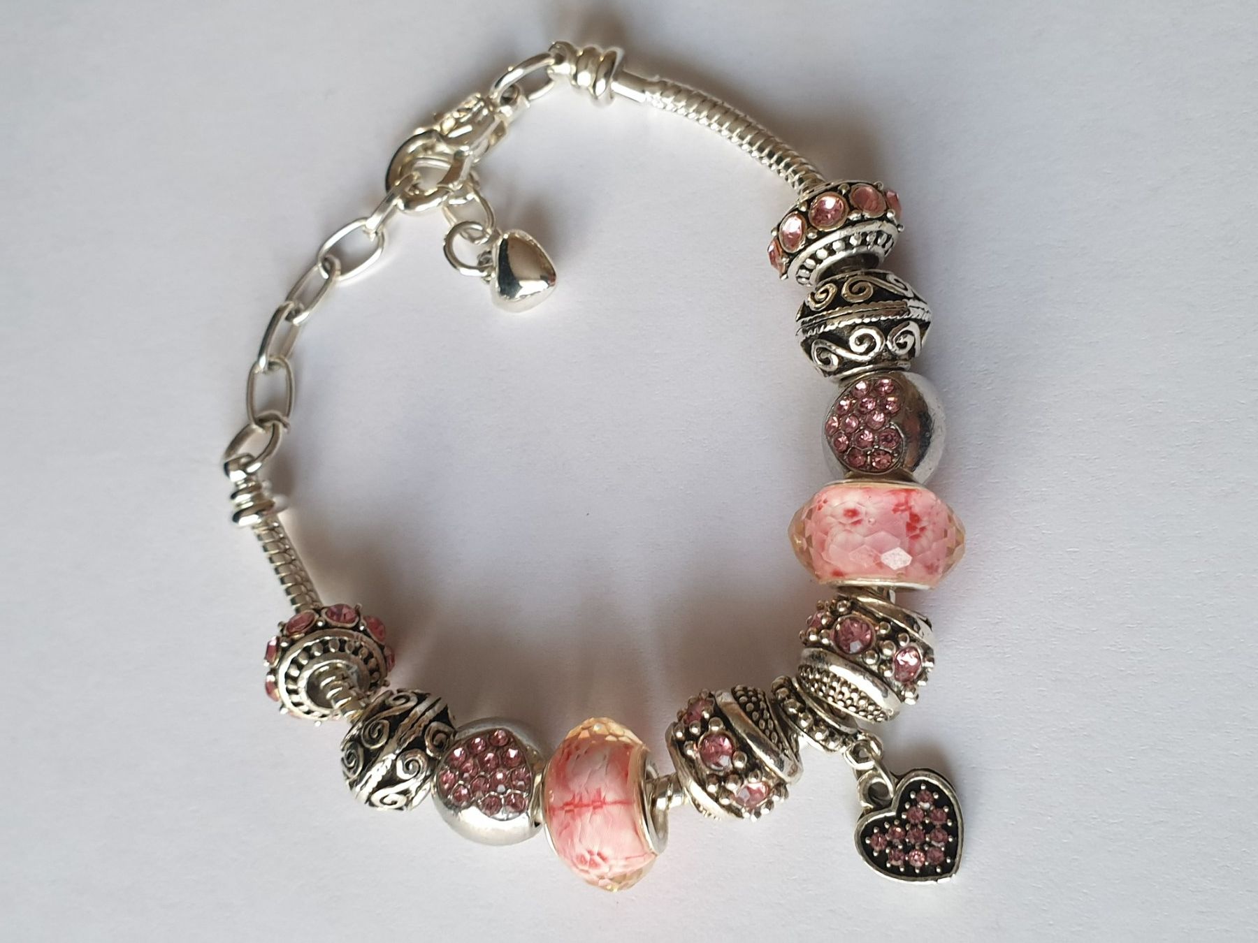 Bracciali & Braccialetti: Armkette rosa Modeschmuck – Usato da Mörschwil venduto da spirspi