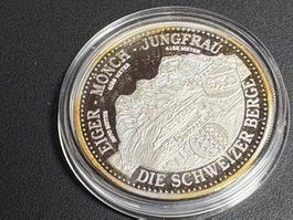 1. 1 Medaille 999 Silber, 20 Gramm