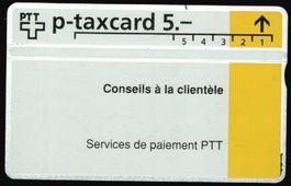 Taxcard 307L_83311 Conseils à la clientèle 750Ex ungebraucht