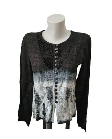 NEU! BOOM BABA Bluse Stickerei Gr. M Hippie Boho Chic