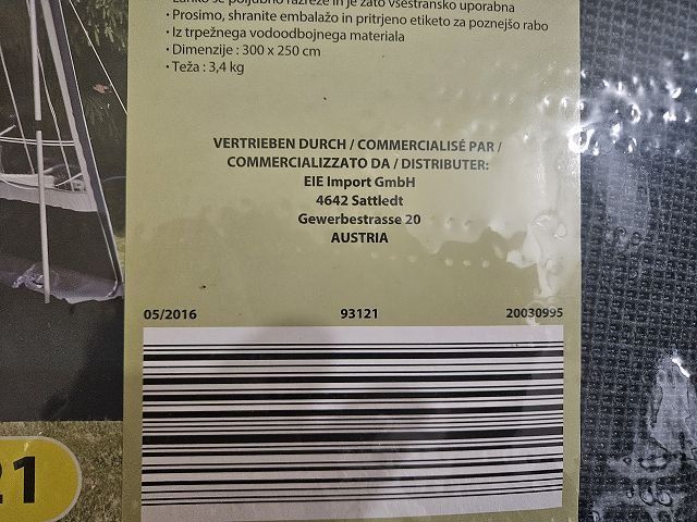Tappetini fitness: Campingvorzelt-Matte (Universalbodenmatte) – Nuovo e nell'imballaggio originale da Wetzikon ZH venduto da voprar 1