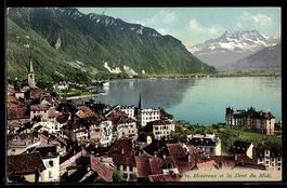 AK Montreux, Montreux et la Dent du Midi