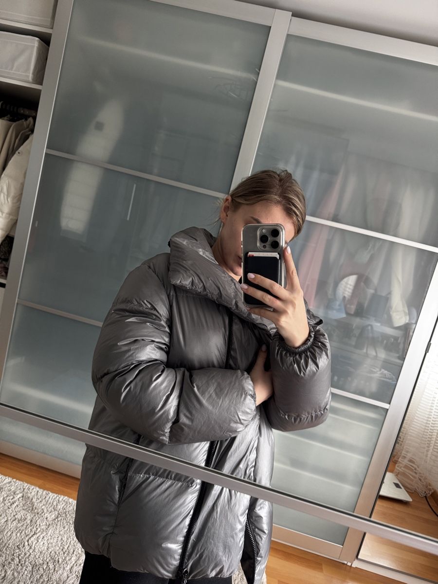 Massimo Dutti Jacken: Massimo Dutti  Down Jacket Grey XS – Neu (gemäss Beschreibung) aus Baar von Zlata1 1