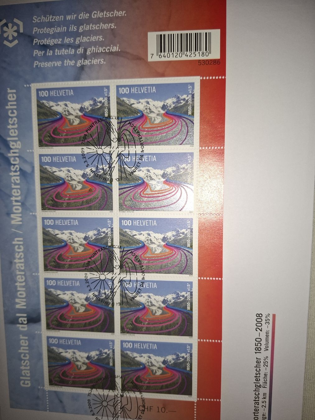 Tous les timbres: FDC Bogenbriefe 2008 / 2009 – D'occasion à Balgach par SIMEON27 3