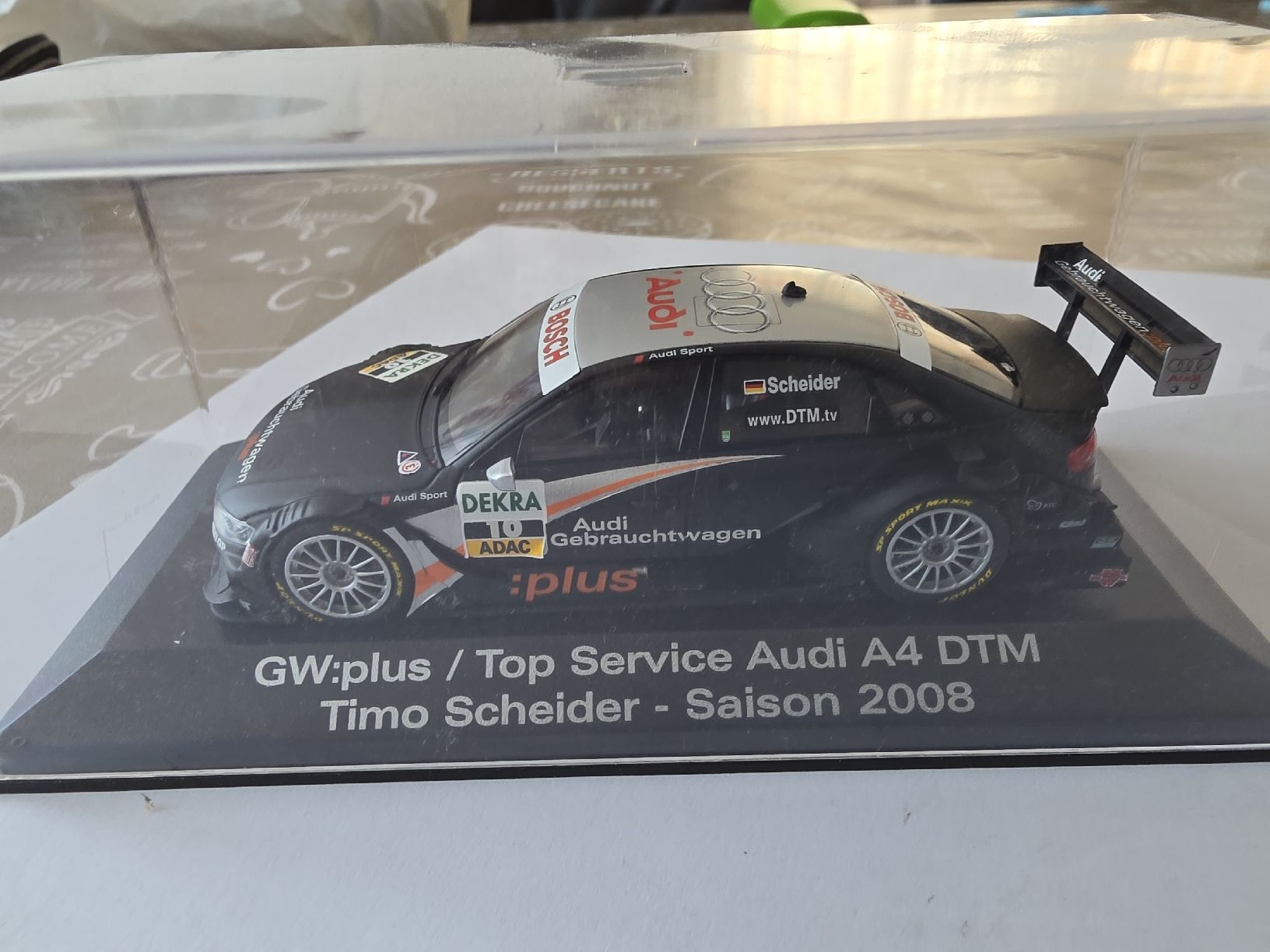 Audi Modellini d'auto: Audi A4 DTM 2008 – Nuovo e nell'imballaggio originale da Alpnach Dorf venduto da Claudio1488