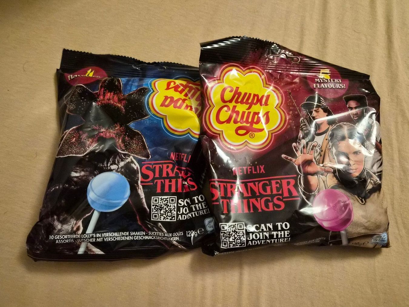 Chupa Chups Cibi & Specialità: Chupa Chups x Stranger Things Lollis - Limited Edition – Nuovo e nell'imballaggio originale da Wabern venduto da konbini