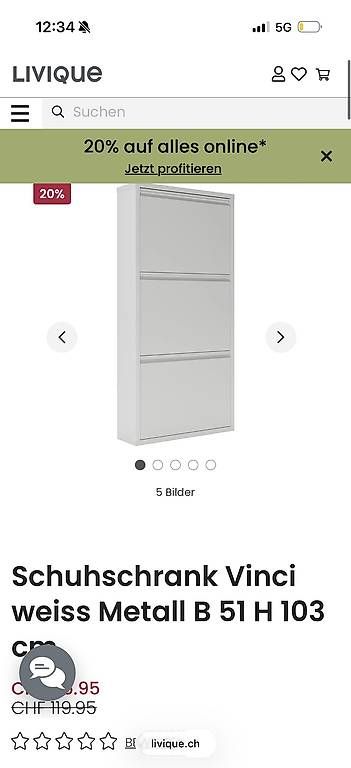 Armadi: Schuhschrank Livique – Nuovo e nell'imballaggio originale da Zürich venduto da den_8xmm 2