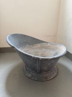 Ovale Sitzbadewanne aus Zink