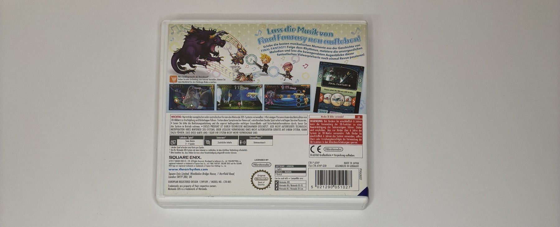 Giochi: 3DS - Theatrhythm: Final Fantasy – Usato da Allschwil venduto da Bullach 2