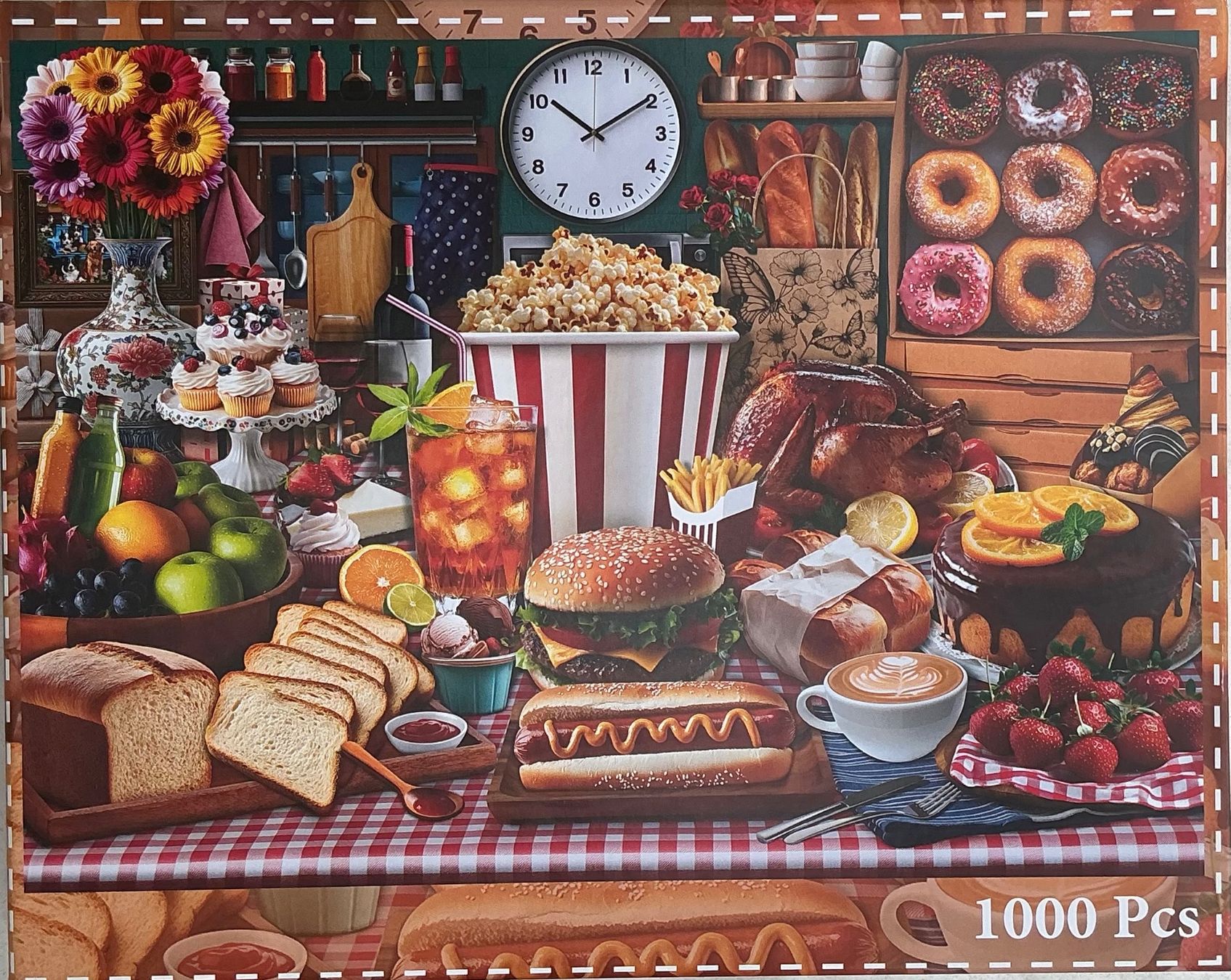 Puzzle: Puzzle Food Feast 1000 Teile – Usato da Hombrechtikon venduto da sabibu