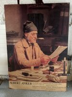 Originales Albert Anker Ausstellungsplakat, Top Zustand!