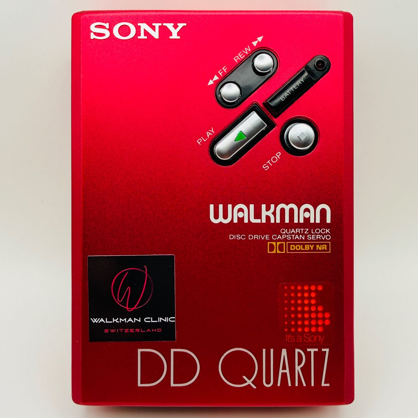 Sony Lettore multimediale portatile: Sony Walkman WM-DDIII Quartz rot #304 – Usato da Vorderthal venduto da WalkmanClinic
