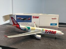 Herpa Airbus A330-200 TAM "World Cup" 1:500, Selten