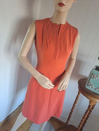 Etuikleid Cocktailkleid Kleid Wollkleid Winterkleid coral S